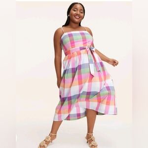 Kate Spade x Target Plaid Tie-Waist Dress